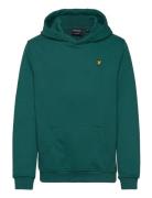 Pullover Hoodie Tops Sweatshirts & Hoodies Hoodies Green Lyle & Scott