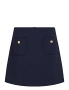 Punto Short Skirt Skirts Short Skirts Navy Tommy Hilfiger