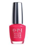 Infinite Shine She Went On And On And On Neglelak Makeup Red OPI