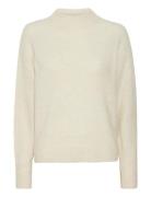 Ihkamara Ls3 Tops Knitwear Jumpers Cream ICHI