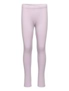 Leggings Basic Brushed Inside Bottoms Leggings Pink Lindex