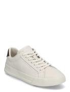 Th Court Best Tumbled Lth Low-top Sneakers White Tommy Hilfiger