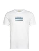 Gradient Logo T-Shirt Tops T-Kortærmet Skjorte White Calvin Klein