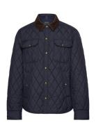 Quilted Jacket Quiltet Jakke Navy Polo Ralph Lauren