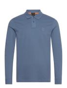 Passerby Tops Polos Long-sleeved Blue BOSS