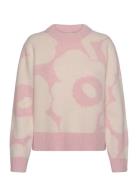 Virtaus Unikko Tops Knitwear Jumpers Pink Marimekko