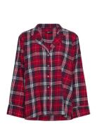 Flannel Pyjamas Shirt Pyjamas Nattøj Red Gina Tricot