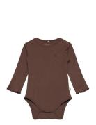 Dictesb Bodystocking Bodies Long-sleeved Brown Sofie Schnoor Baby And ...