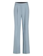 Stretch Wool Wide Leg Pant Bottoms Trousers Wide Leg Blue Calvin Klein