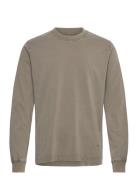 Cotton Jersey Dye Frode Tee Ls Tops T-Langærmet Skjorte Beige Mads Nør...