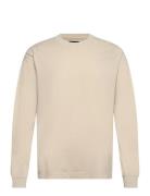 Cotton Jersey Dye Frode Tee Ls Tops T-Langærmet Skjorte Beige Mads Nør...