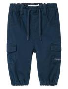 Nbmben Cargo R Twi Pant 1771-Hi Noos Bottoms Navy Name It