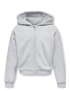 Kogfave L/S Zip Hood Swt Tops Sweatshirts & Hoodies Hoodies Grey Kids ...