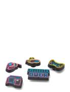 Lights Up Neon Gamer 5 Pack Sko Accessories Multi/patterned Crocs