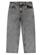 Aiden Bottoms Jeans Loose Jeans Grey Molo