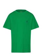 Cotton Jersey Crewneck Tee Tops T-Kortærmet Skjorte Green Ralph Lauren...