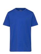 Cotton Jersey Crewneck Tee Tops T-Kortærmet Skjorte Blue Ralph Lauren ...