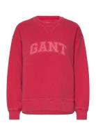 Arch C-Neck Sweat Tops Sweatshirts & Hoodies Sweatshirts Pink GANT