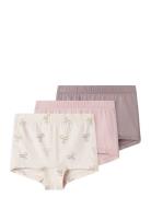 Nmftights 3P Barely Pink Bow Noos Night & Underwear Underwear Panties ...