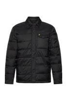 Wadded Collared Jacket Foret Jakke Black Lyle & Scott