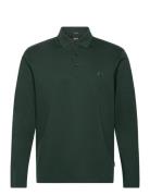 C-Paley 01 Tops Polos Long-sleeved Green BOSS