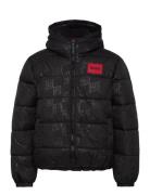 Puffer Jacket Foret Jakke Black Hugo Kids