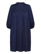 Acacia Sarina Dress Knælang Kjole Navy Bruuns Bazaar