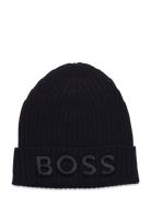 Lara_Hat Accessories Headwear Beanies Black BOSS