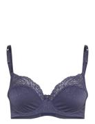 Sophie Non-Padded Underwired Bra Lingerie Bras & Tops Wired Bras Blue ...