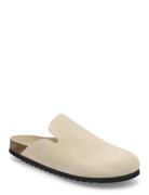 Biadan Classic Slide Shoes Mules & Clogs Cream Bianco