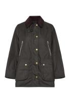 Barbour Lynne Wax Jacket Outerwear Parka Coats Green Barbour