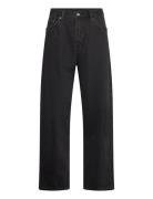 Galaxy Loose Straight Jeans Bottoms Jeans Relaxed Black Weekday