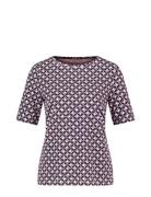 T-Shirt 1/2 Sleeve Tops T-shirts & Tops Short-sleeved Navy Gerry Weber