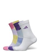 Tie Dye 3Pp Sport Sport Clothing Sport Socks White Adidas Performance