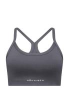 Wide Strap Sports Bra Sport Women Sport Clothing Sport Bras - All Grey...