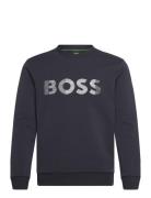 Salbo 1 Tops Sweatshirts & Hoodies Sweatshirts Navy BOSS