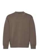 Sweatshirt Tops Sweatshirts & Hoodies Sweatshirts Brown Emporio Armani