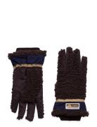Teddy 5Finger-Black Accessories Gloves Finger Gloves Brown Elmer By Sw...