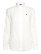 Classic Fit Linen Shirt Tops Shirts Linen Shirts White Polo Ralph Laur...