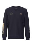 Sweatshirt Tops Sweatshirts & Hoodies Sweatshirts Navy EA7