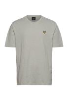 Slub T Shirt Tops T-Kortærmet Skjorte Grey Lyle & Scott