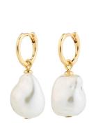 Sky Pearl Earrings Ørestickere Smykker Gold Pilgrim