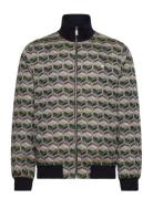 Jacquard Tracksuit Jacket Sweatshirt Trøje Khaki Green Scotch & Soda