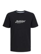 Jjbeau Tee Ss Crew Neck Jnr Tops T-Kortærmet Skjorte Black Jack & J S