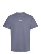 Cohen Brushed Tee Ss Tops T-Kortærmet Skjorte Blue Clean Cut Copenhage...