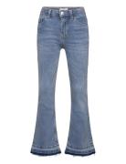 Frayed Low-Rise Skinny Jeans Bottoms Jeans Wide Jeans Blue Mango