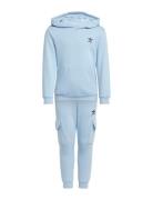 Hoodie Fz Cargo Sport Sweatsuits Blue Adidas Originals
