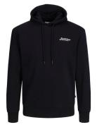 Jjbeau Sweat Hood Ln Tops Sweatshirts & Hoodies Hoodies Black Jack & J...