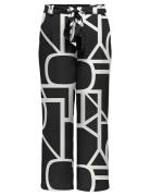 Carlux Life Palazzo Ankle Pant Noos Bottoms Trousers Wide Leg Black ON...