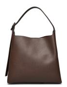 Shopper Bag With Buckle Bags Small Shoulder Bags-crossbody Bags Brown ...